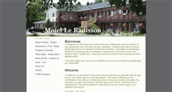 Desktop Screenshot of motelleradisson.com